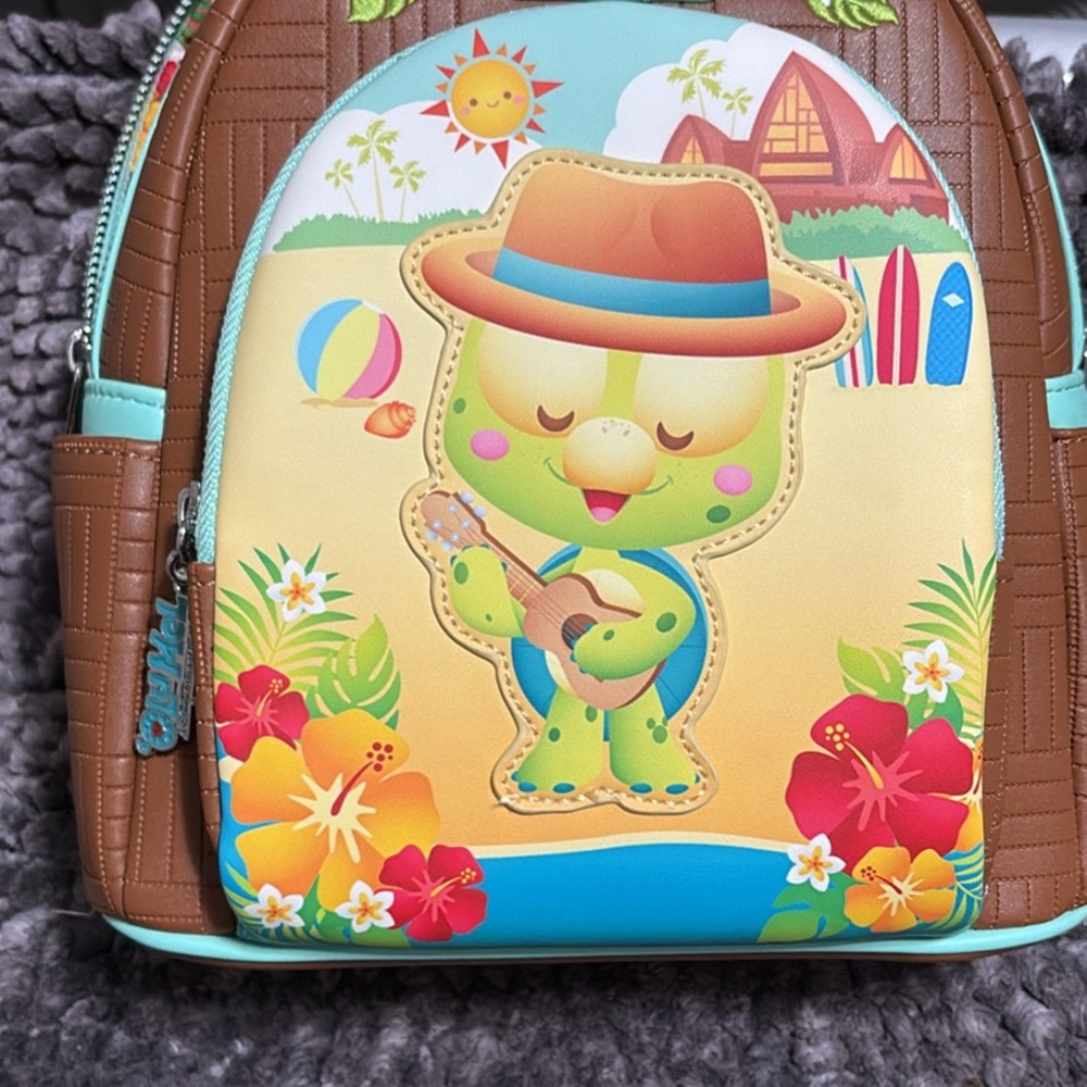 Olumel Polynesian RESORT DISNEY PARKS Loungefly backpack . NWT